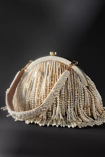 Zhuu Beaded and Pearl Tassel Bag | Anthropologie (US)