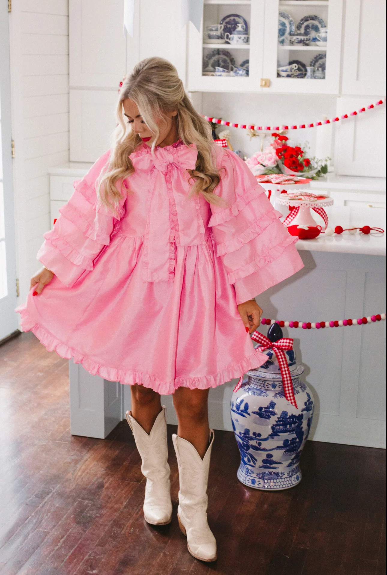 Josephine Dress in candy pink | Elizabeth Wilson Designs