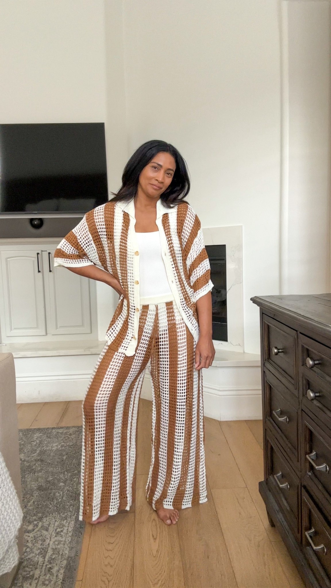 The cutest two piece set!! Wear as a swimsuit coverup or as separates!! Sized up to an x-large.

#vacation #outfit #resort #wear 

#LTKOver40