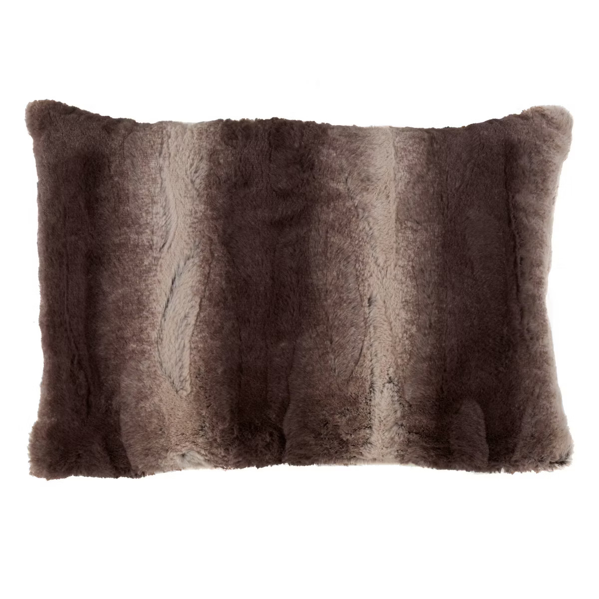 14"x20" Oversize Faux Fur Animal Print Poly Filled Lumbar Throw Pillow - Saro Lifestyle | Target