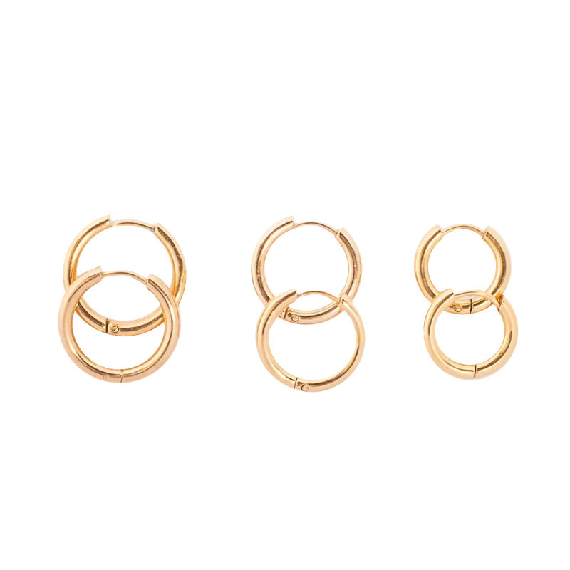 Hey Harper Hoop Earrings - Gold - M | Verishop