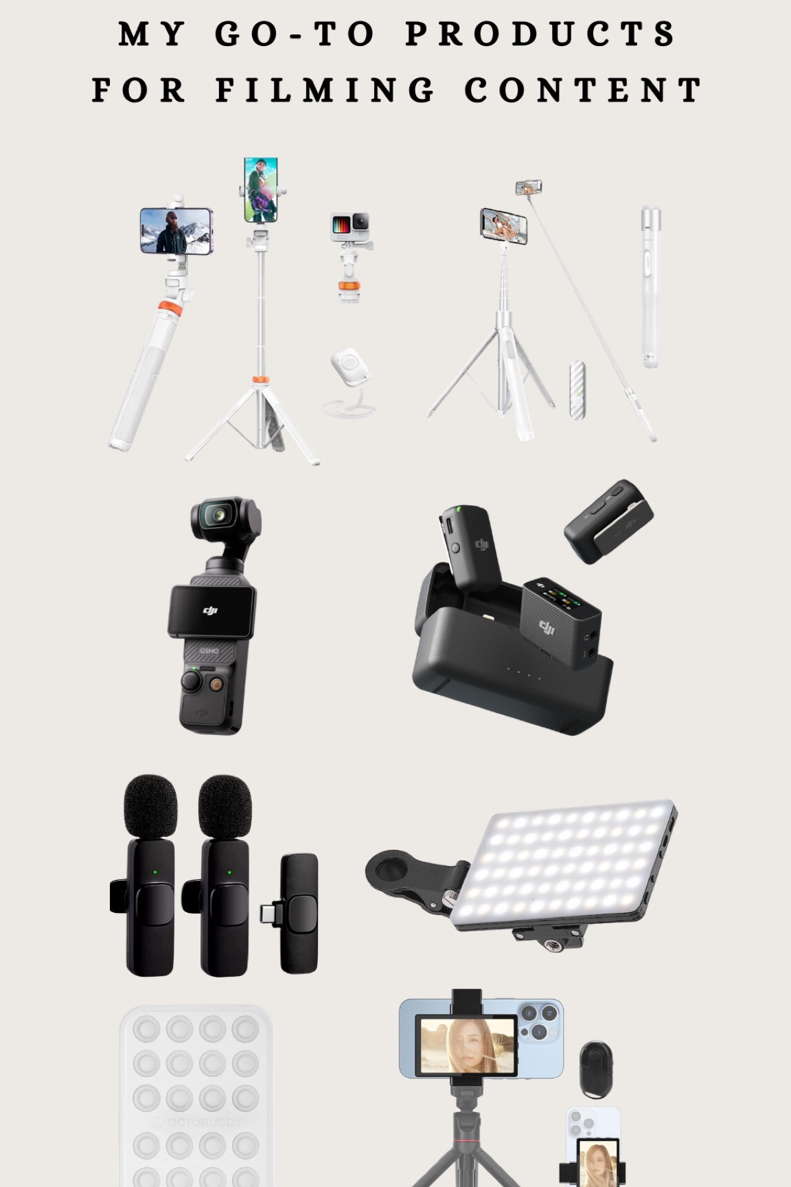 Forgot to include I also film with the back camera of my iPhone 15 pro