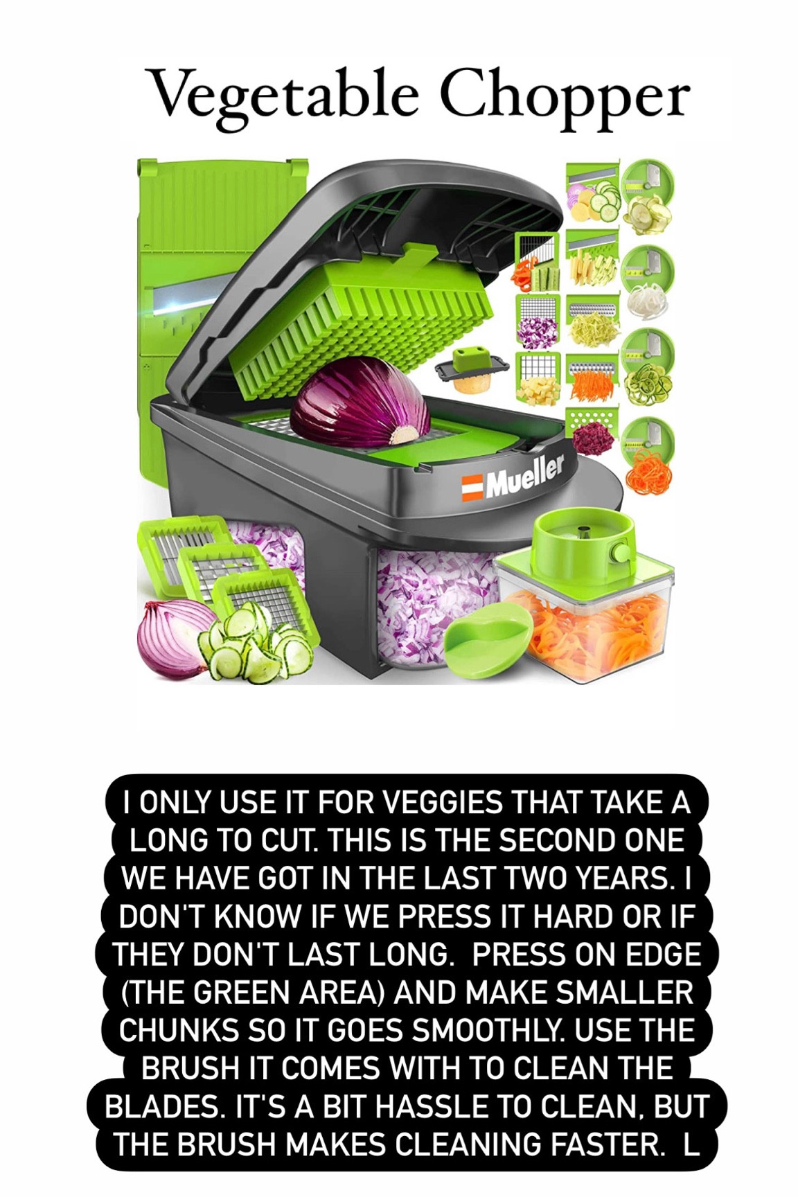 The vegetable chopper I use for meal prepping  

#LTKhome #LTKunder50 #LTKFind