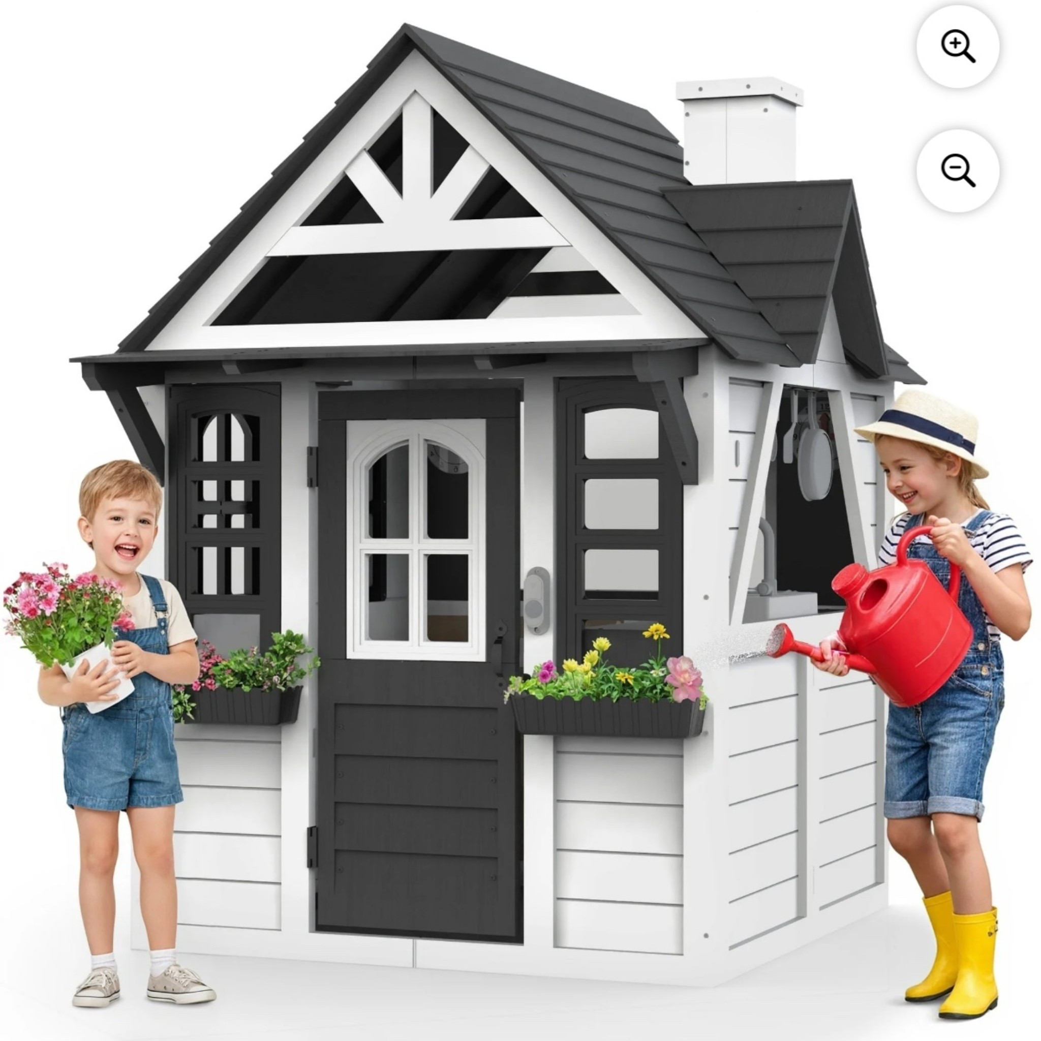 Adorable outdoor playhouse! 🏡

#LTKHome #LTKFamily #LTKKids
