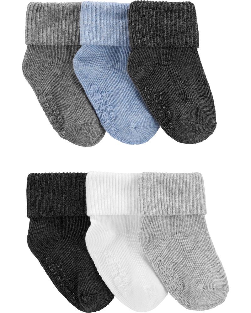 6-Pack Foldover Cuff Socks | Carter's