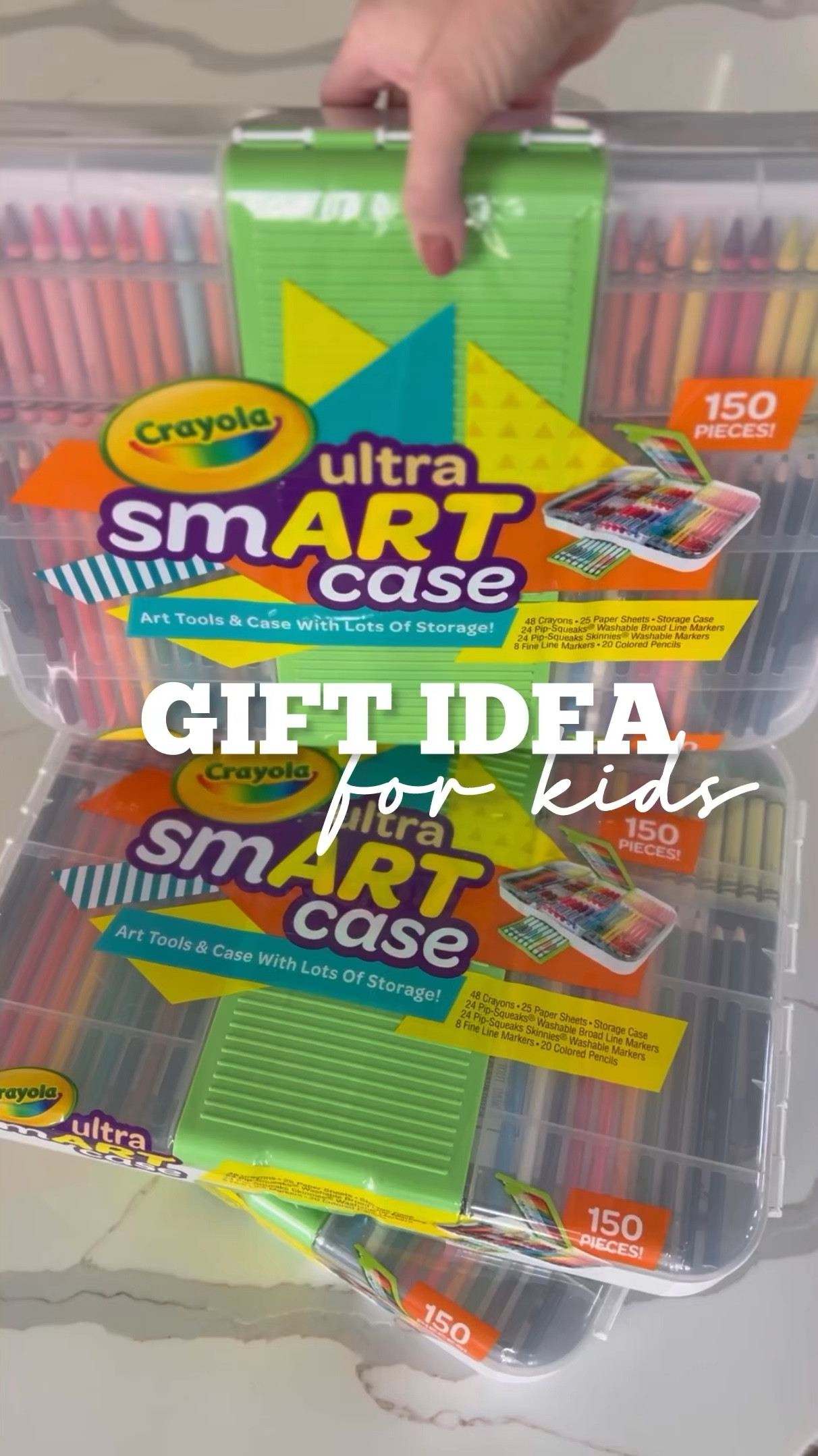 This is an awesome gift for kids of all ages! It comes with so much for little artists all contained and organized in this carrying case! Includes crayons markers coloring pencils and paper! It would also be perfect for travel and on the go! Planning to take them on our next trip!

#LTKHoliday #LTKGiftGuide #LTKKids