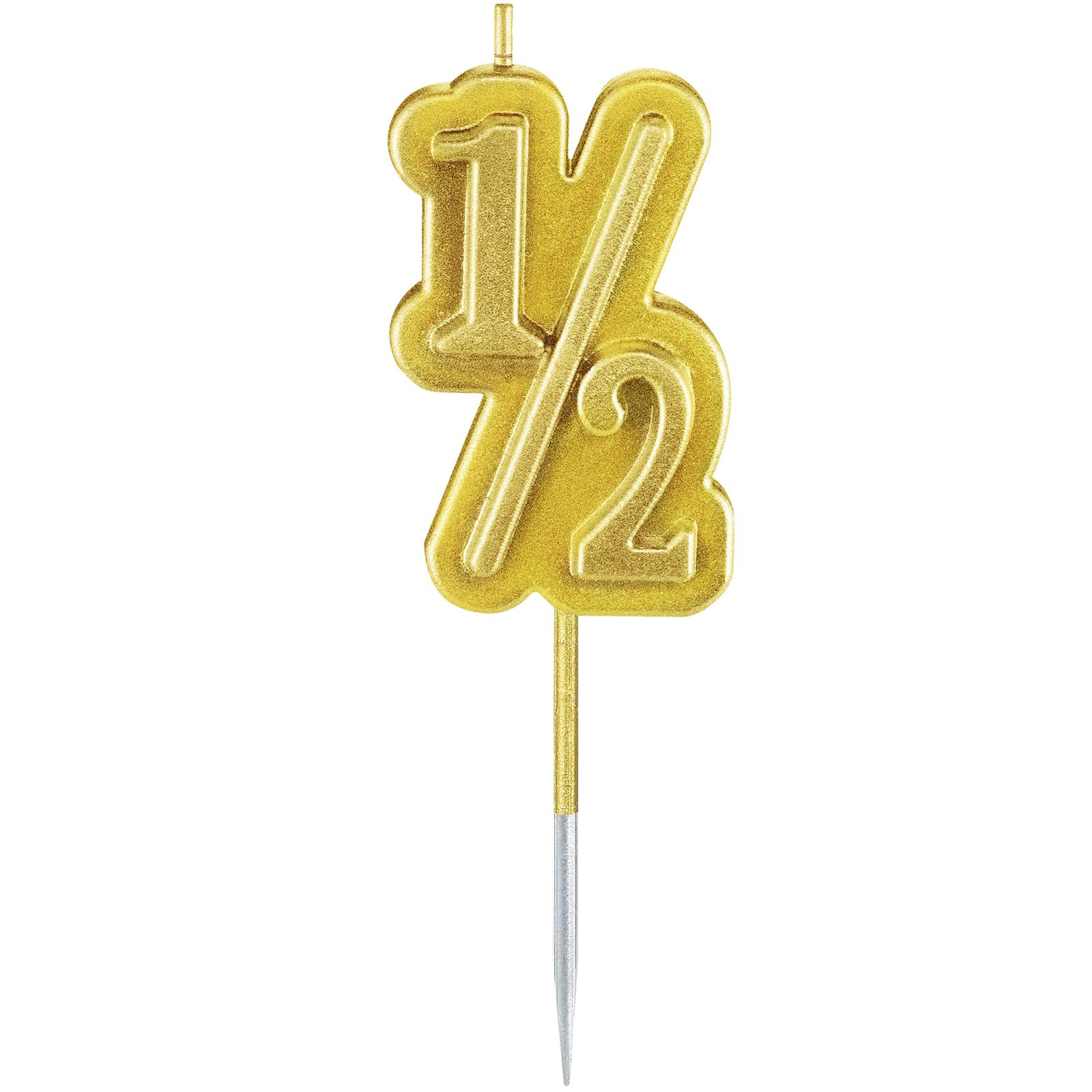 BBTO Half Birthday Candle 1/2 Year Old Cake Topper for Baby's Half Year Old Birthday Anniversary ... | Amazon (US)