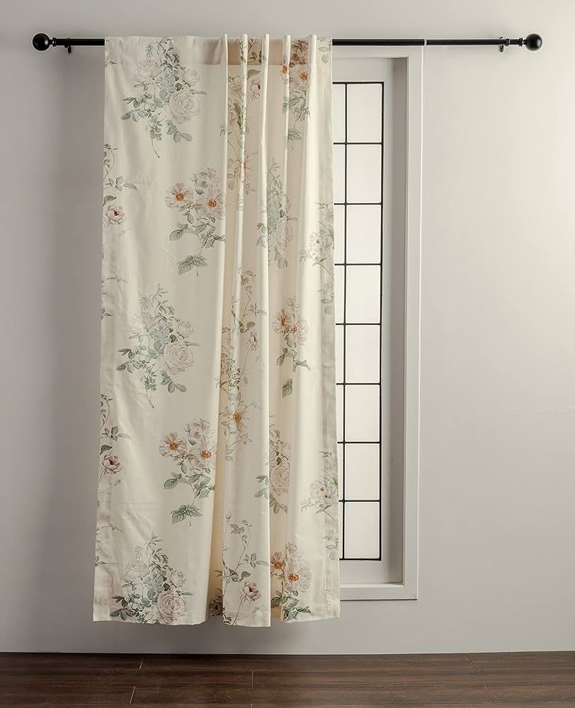 Maison d' Hermine Villette 100% Cotton Curtain One Panel for Living Rooms Bedrooms Offices Tailor... | Amazon (US)