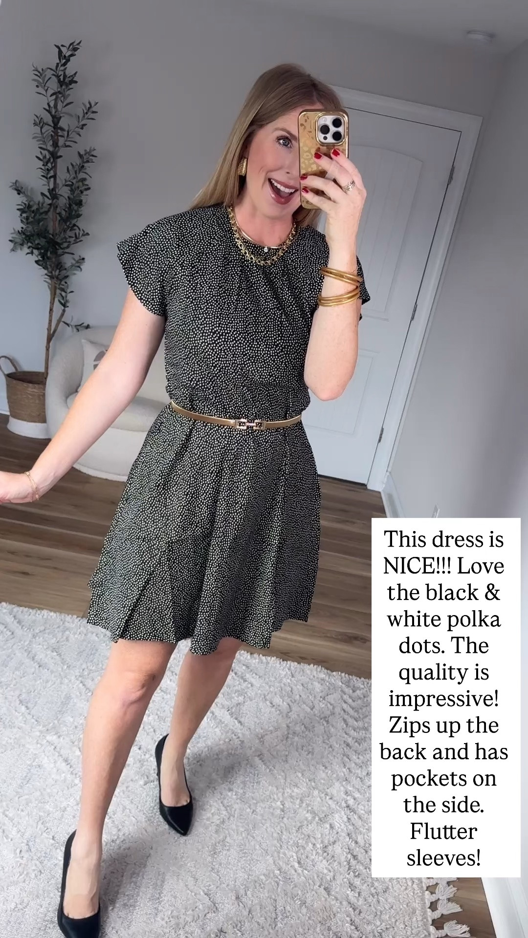 Polka dot dress from Walmart

#LTKootd