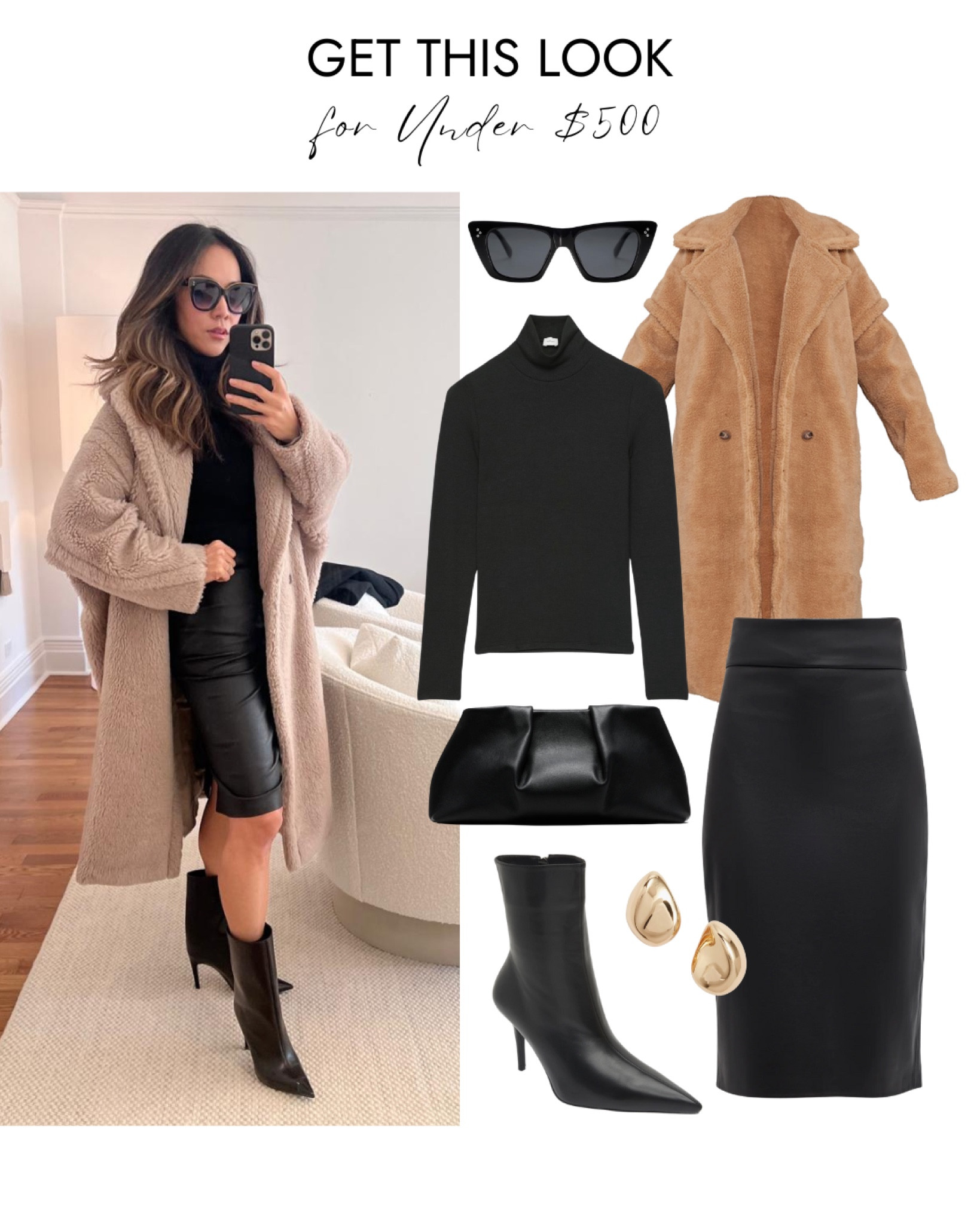 Get this chic fall outfit for under $500! 🍁✨ You can barely tell the difference from high-end looks. Style without the splurge! #ChicOnABudget #FallFashion #Under500 #LookForLess #FallOutfit #AffordableChic #EffortlessStyle #AutumnWardrobe #Boots #Coat #Knits #Leather



#LTKItBag #LTKShoeCrush #LTKStyleTip