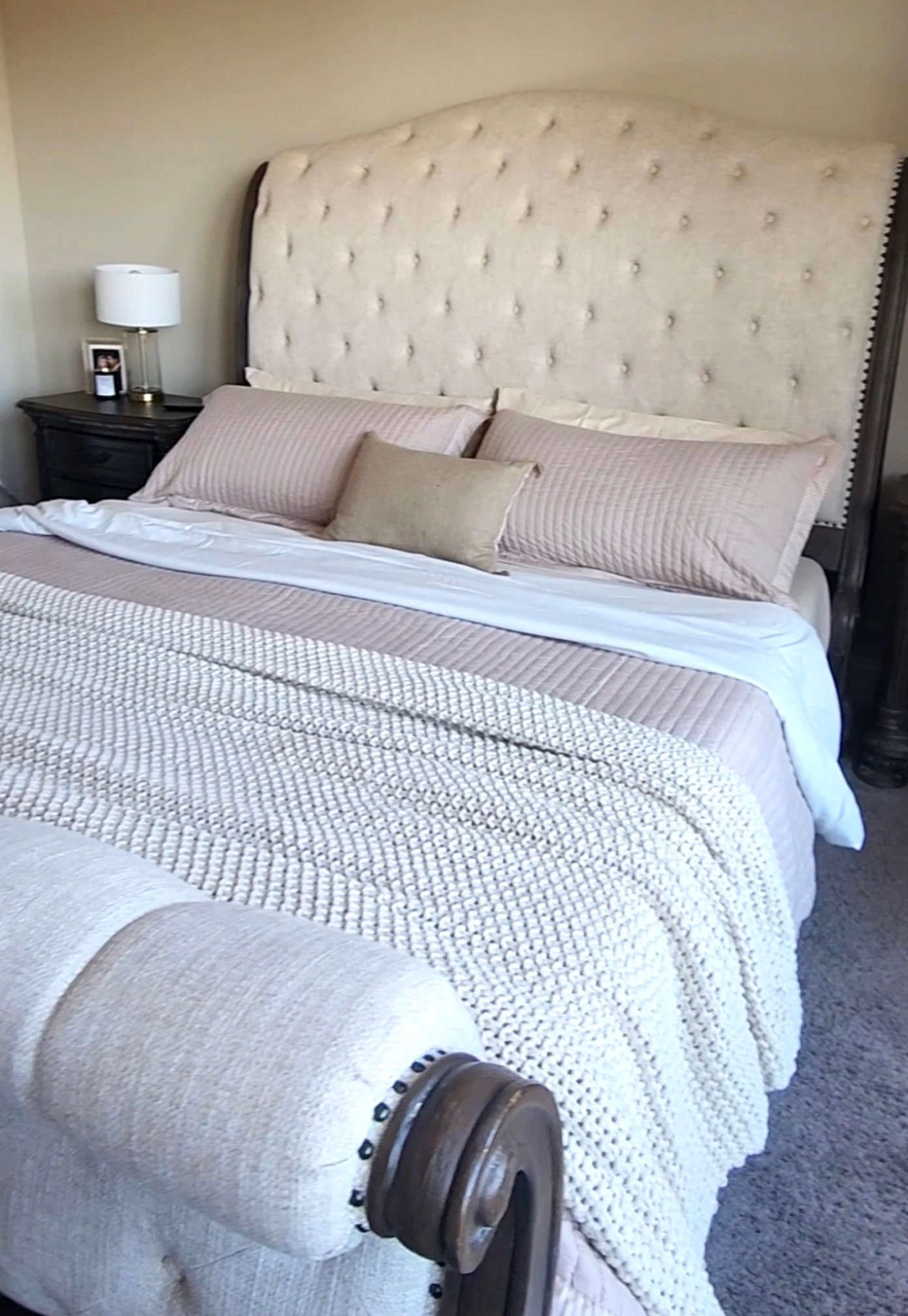 This entire bedding came out really  neat. The chunky blanket from target is on sale now.

#LTKfindsunder50 #LTKhome #LTKsalealert