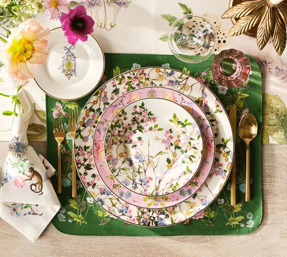 Cynthia Rowley Midsummer Night's Dream Salad Plates - Set of 4 | Pottery Barn (US)