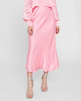 GREY LAB Satin Maxi Skirt | Express