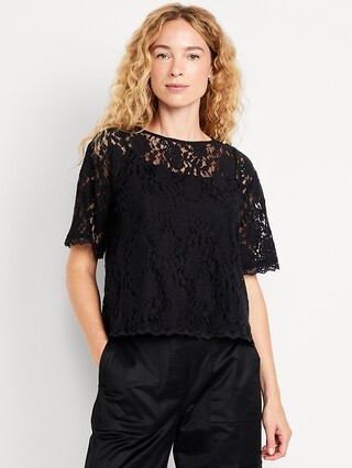 Lace Shell Top | Old Navy (US)