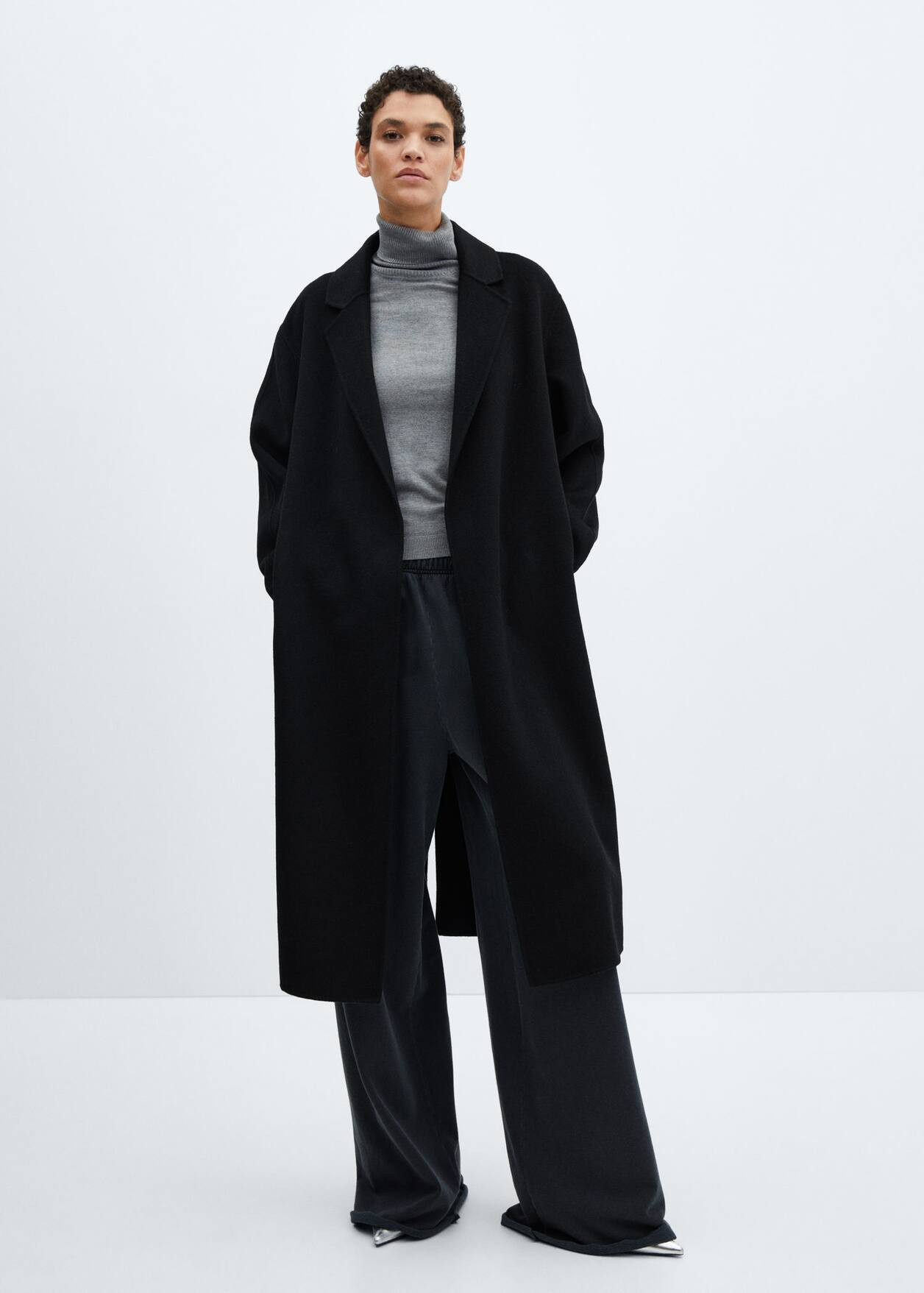 Belt handmade coat -  Women | Mango USA | MANGO (US)