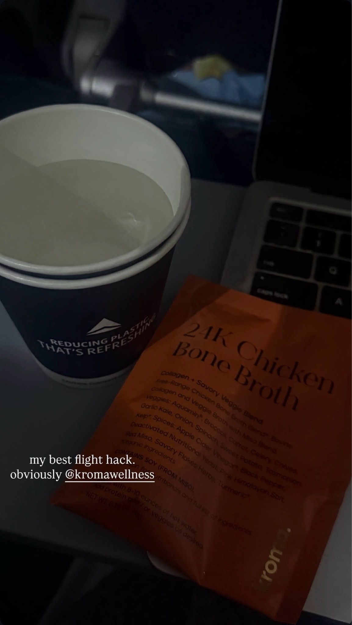 The best in flight travel hack

Bone broth, in flight bone broth, travel tool, travel hack, travel necessity

#LTKTravel #LTKBeauty #LTKselfcare