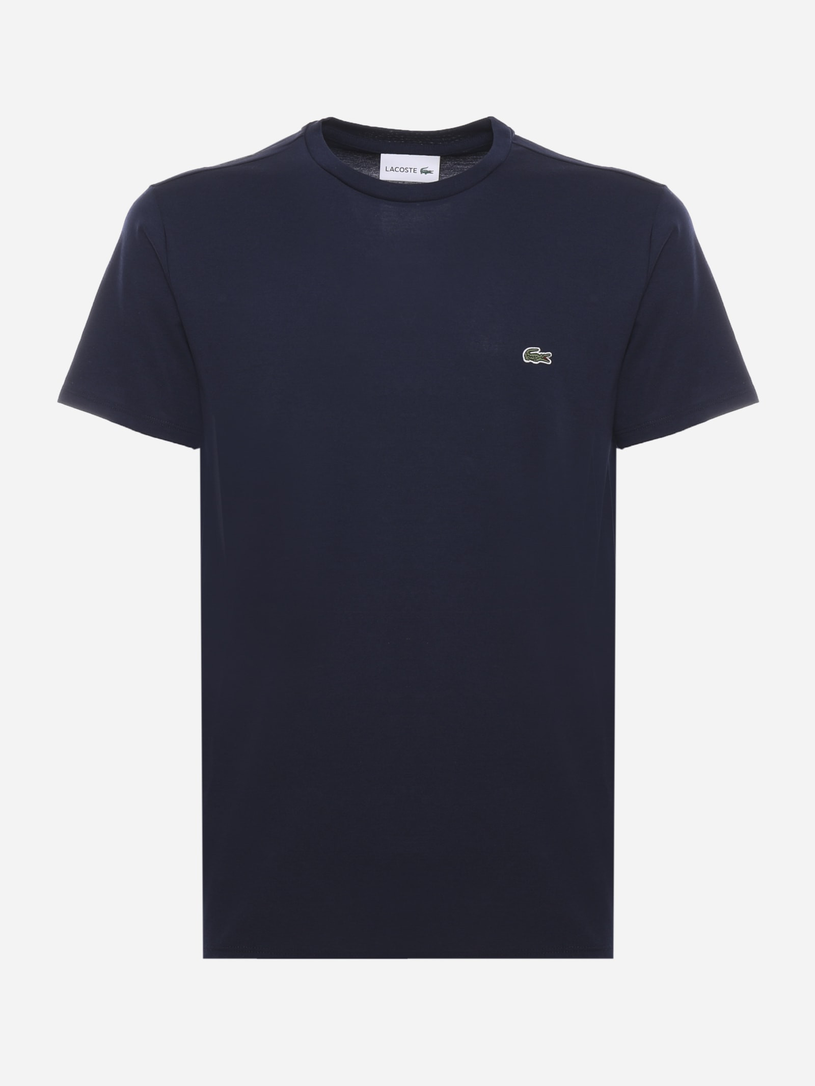 Lacoste Navy Blue T-shirt In Cotton Jersey | Italist.com US