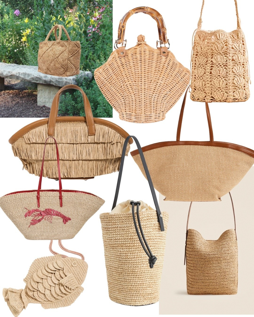Straw purses and rattan bags are the perfect summer bags! From practical to more fun with a vintage flare, these are perfect for any outfit 

#LTKSeasonal