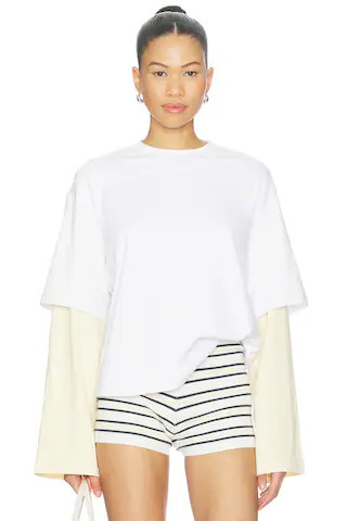 ALL THE WAYS Analeah Top in Black & White. - size XXS | Revolve Clothing (Global)