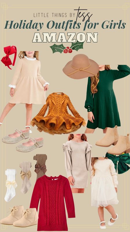 Holiday outfits for girls - thanksgiving or winter holidays - family photos