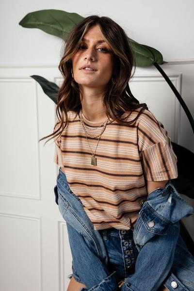 Karson Striped Tee | Böhme US