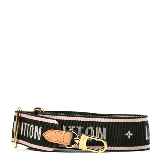 LOUIS VUITTON Nylon Bandouliere Shoulder Strap Kaki | Fashionphile