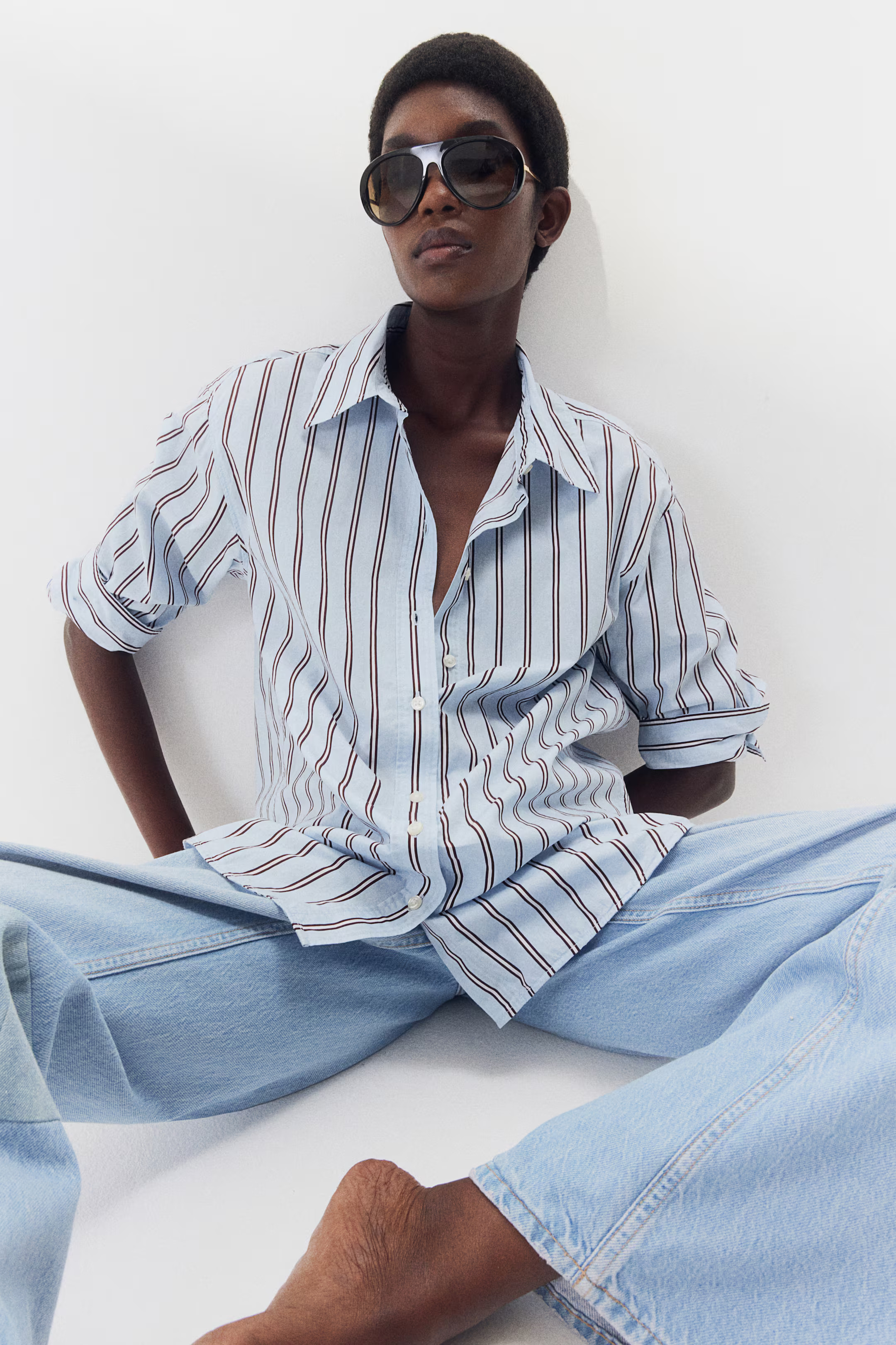 Loose-Fit Cotton Shirt | H&M (US + CA)