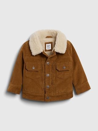 Baby Sherpa Lined Cord Jacket | Gap (US)