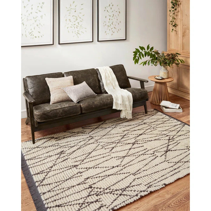Chris Loves Julia x Loloi Alice Charcoal/Cream Rug | Wayfair North America