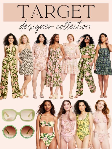 Target designer collection, Agua Bendita x Target, palm print dress, tropical print dress, Florida outfits, Charleston outfits, palm beach outfits, spring dresses, summer dresses, pink palm print, palm print one piece bathing suit, tropical one piece, tropical bathing suit

#LTKSeasonal #LTKunder100 #LTKunder50