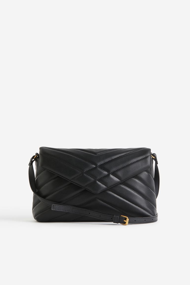 Quilted Shoulder Bag - Black - Ladies | H&M US | H&M (US + CA)
