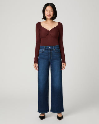 Anessa Petite 28 Inch Wide Leg Jean - Cambre | Paige