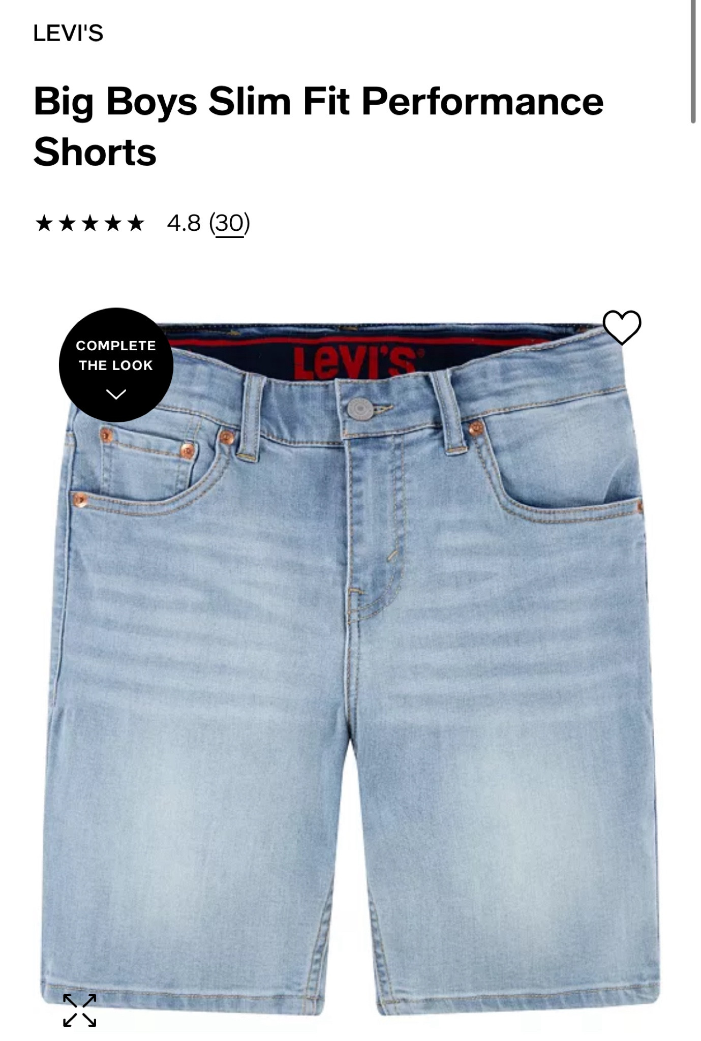 Boys Levi shorts 

#LTKBacktoSchool