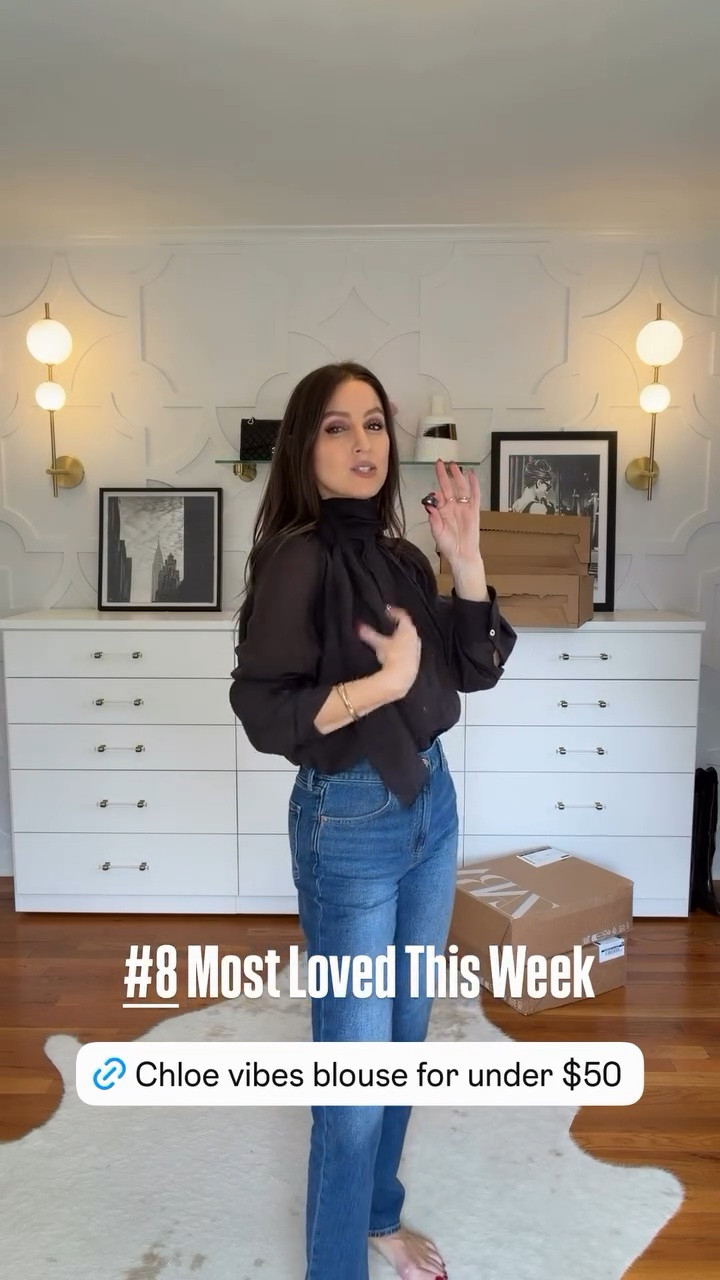 #8 Most Loved This Week
Blouse with Chloe vibes — under $50!!