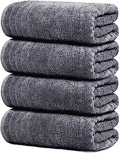 Tens Towels Large Bath Towels, 100% Cotton, 30 x 60 Inches Extra Large Bath Towels, Lighter Weigh... | Amazon (US)