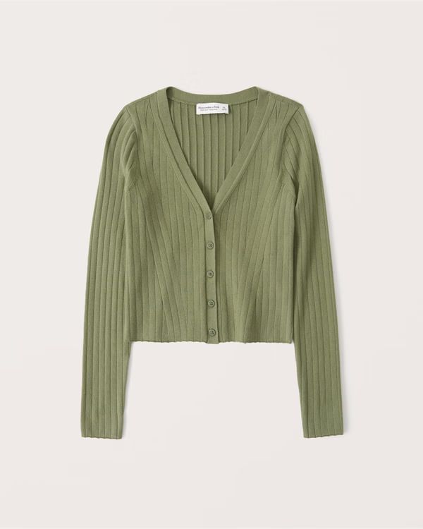 Women's LuxeLoft Slim Cardigan | Women's Tops | Abercrombie.com | Abercrombie & Fitch (US)