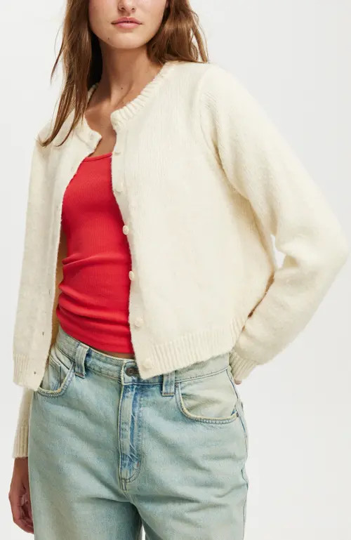 Luxe Crew Button Cardigan | Nordstrom