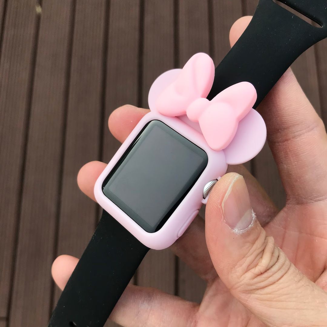 Soft Pink Mouse Ears. Mouse Apple Watch Ears Case for 38 40 42 - Etsy | Etsy (US)