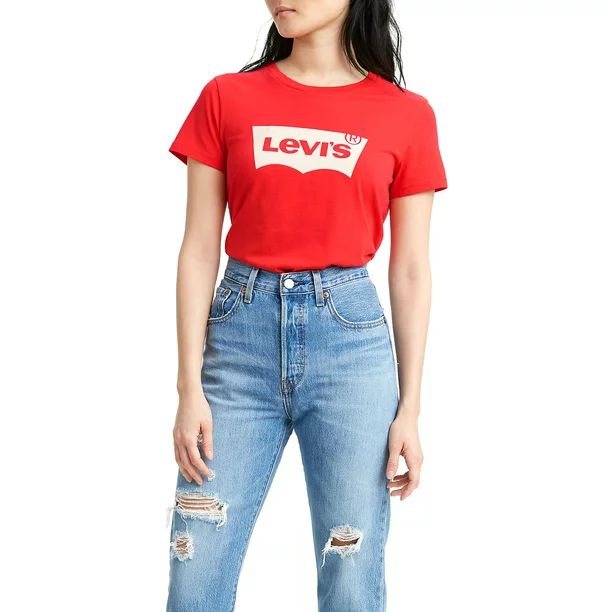 Levi’s Women's Logo Perfect T-Shirt | Walmart (US)