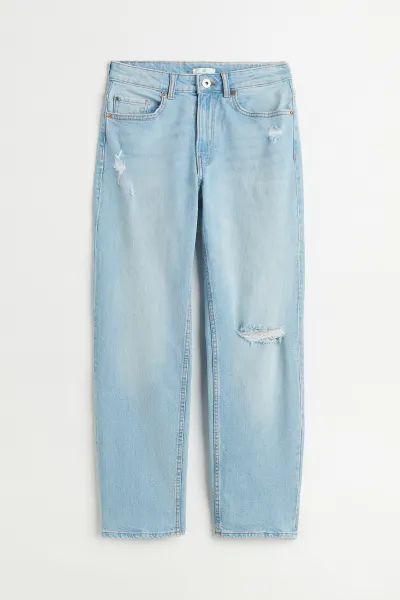 Straight Regular Ankle Jeans | H&M (US + CA)