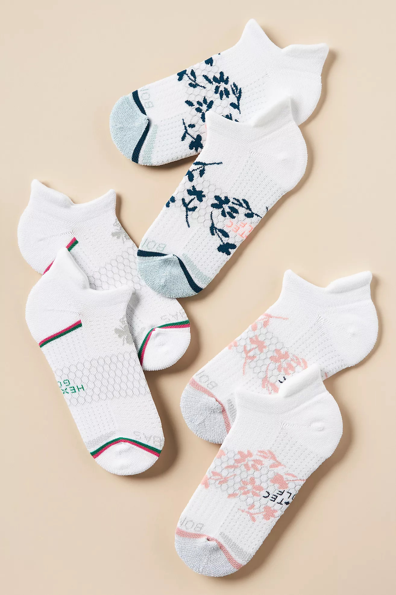 Bombas Golf Ankle Socks, Set of 3 | Anthropologie (US)