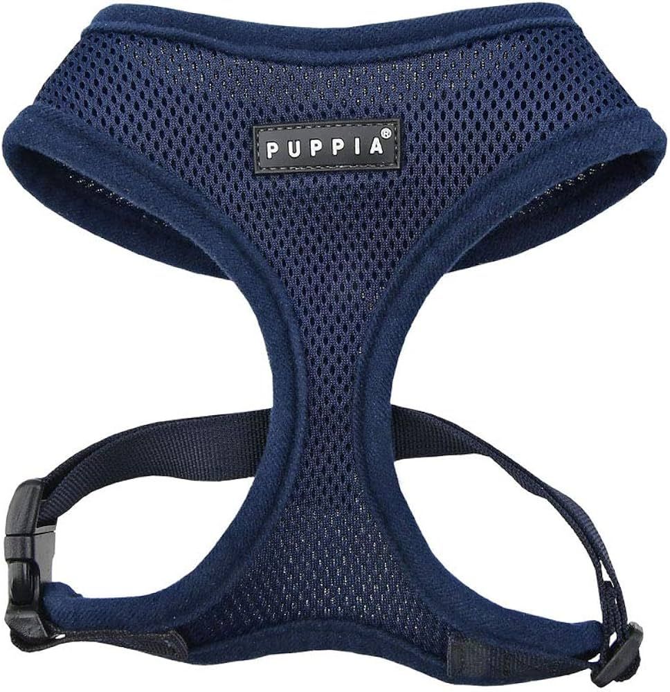 Puppia Soft Dog Harness, Navy, X-Small (PDCF-AC30-NY-XS) | Amazon (US)