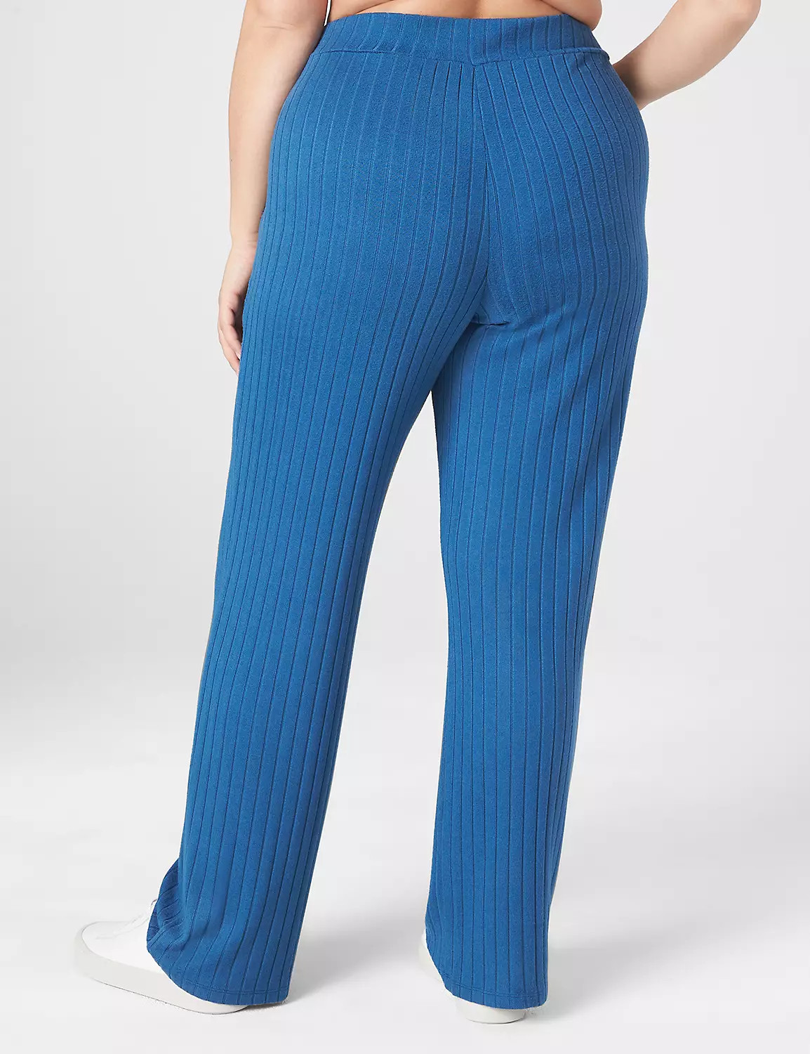 LIVI Ribbed Hacci Straight Leg Pant | LaneBryant | Lane Bryant (US)