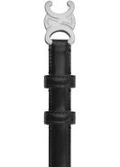 Small Triomphe belt in smooth calfskin | 24S US