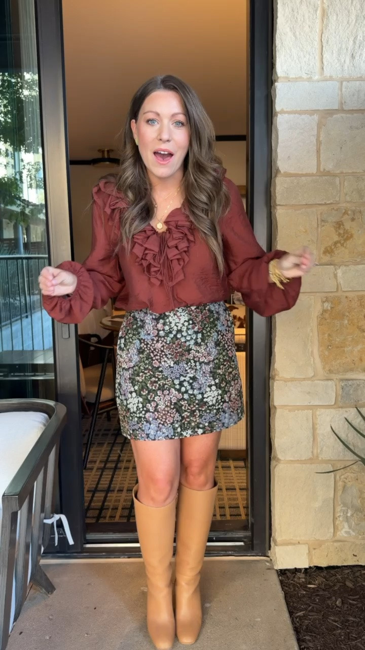 Outfit of the day today! Still can’t get over this WALMART skirt!!🤯

#LTKCon #LTKootd #LTKSeasonal