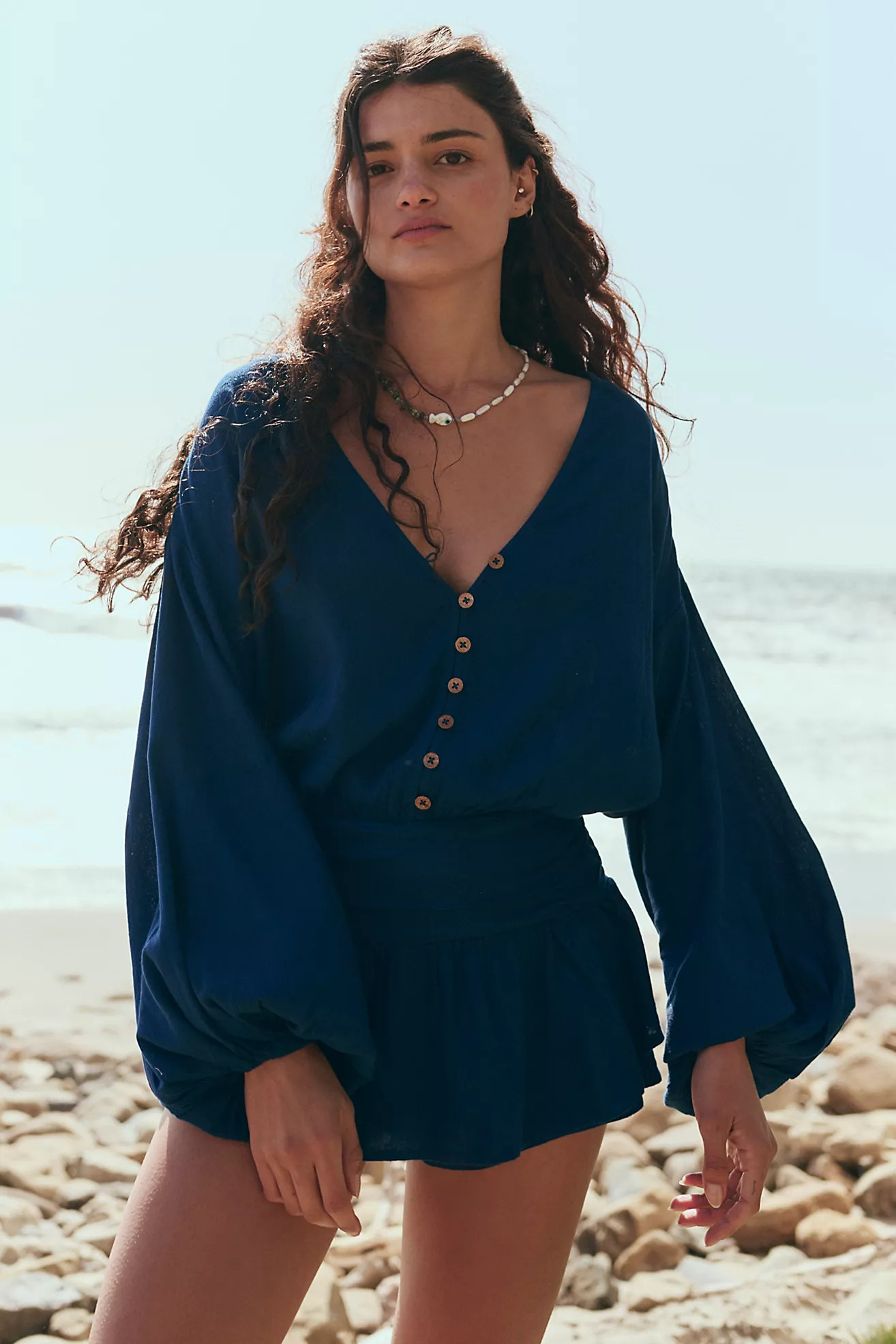 Carson Drop-Waist Romper | Free People (Global - UK&FR Excluded)