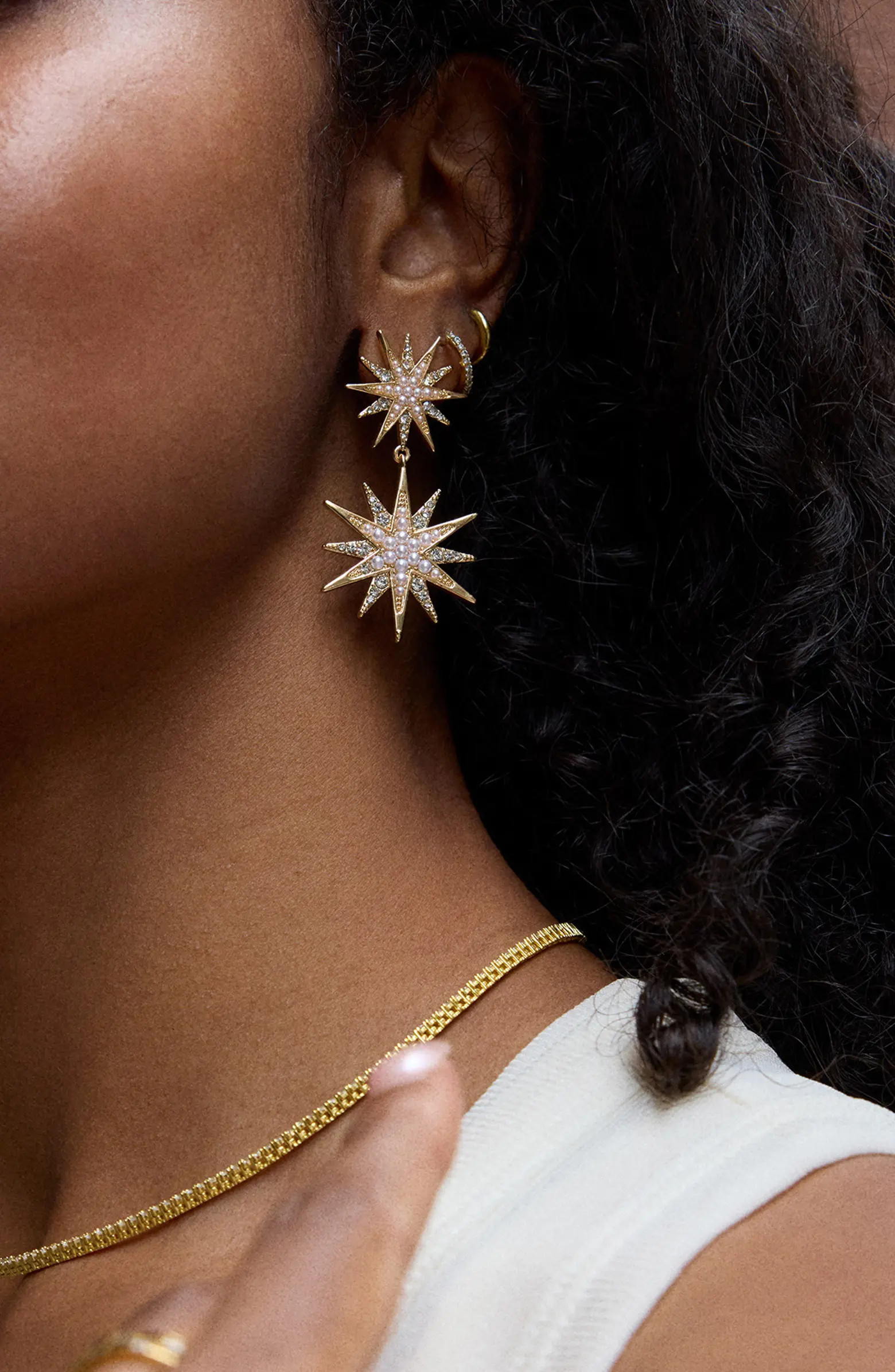 BaubleBar Lyra Starburst Drop Earrings | Nordstrom | Nordstrom