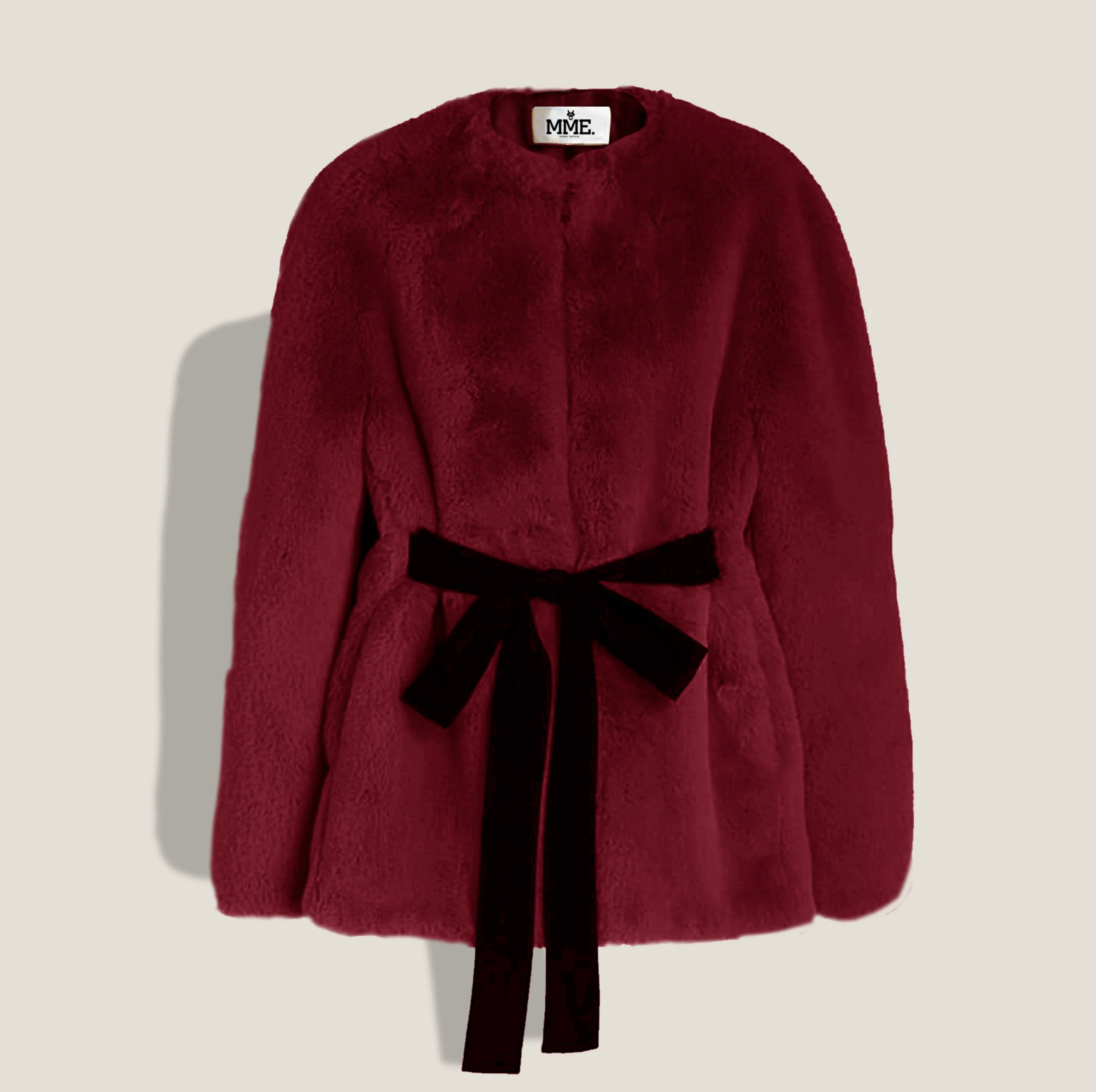 MME. DARCY Jacket -  Burgundy | MME.MINK