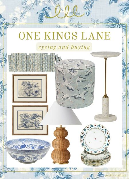 One Kings Lane home decor sale finds - marble drink table a rattan table lamp / blue and white bowl

Home decor - traditional home decor 

#LTKHome #LTKSaleAlert