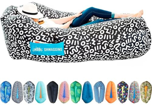 Chillbo Shwaggins Inflatable Couch – Cool Inflatable Lounger Easy Setup Inflatable Chair is Perfect for Beach Gear, Camping Fun and Festival Accessories. | Amazon (US)